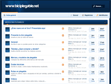 Tablet Screenshot of biciplegable.net